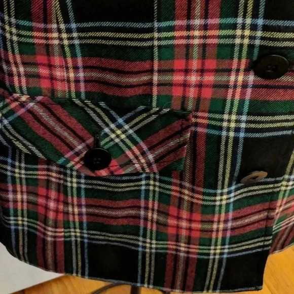 Pendleton Women’s Red Plaid 100% Wool Lined Jacket Coat Shirt Size 8 - Picture 4 of 14